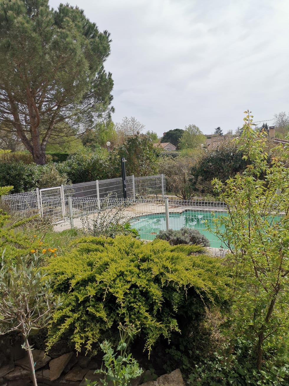 Clôture Piscine en Panneaux Rigide Ral 9010(Blanc)